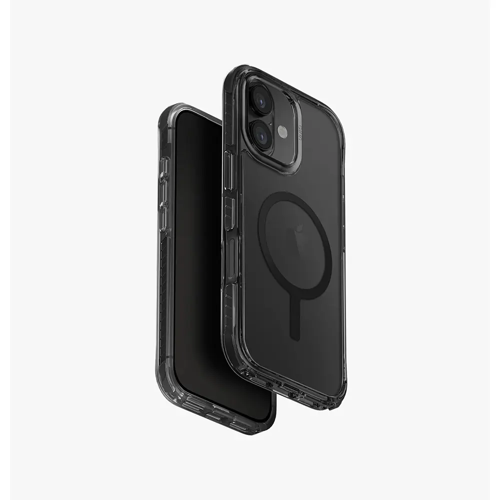 Uniq Hybrid Combat Magsafe Case For Iphone 17 - Carbon Black-0