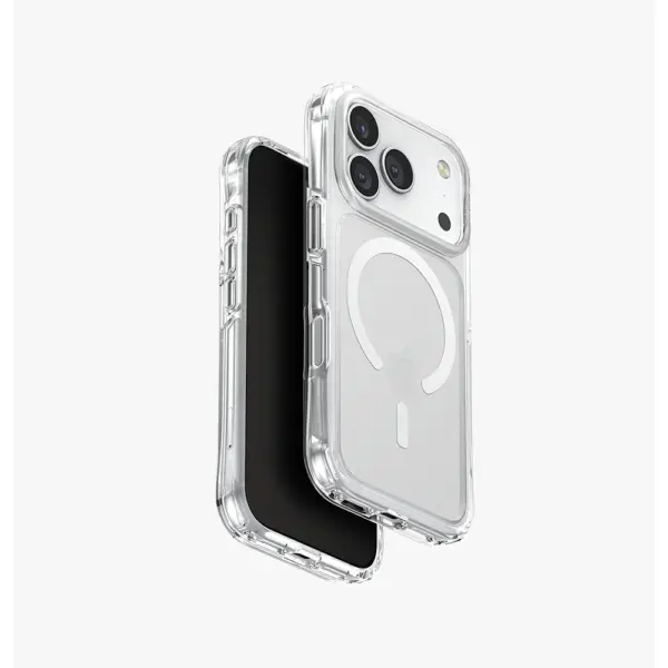 Uniq Hybrid Lifepro Xtreme Magsafe Case For Iphone 17 Pro - Frost Clear/white-0