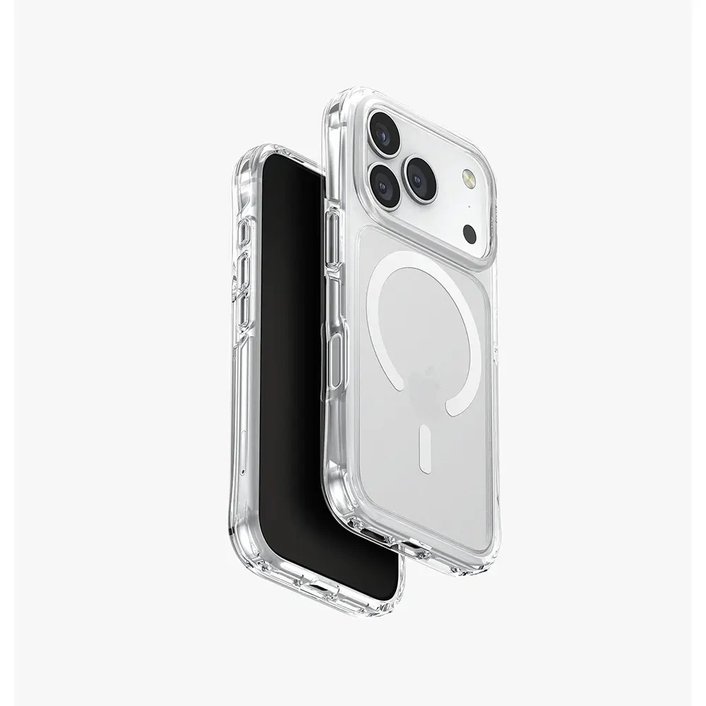 Uniq Hybrid Lifepro Xtreme Magsafe Case For Iphone 17 Pro - Frost Clear/white-0