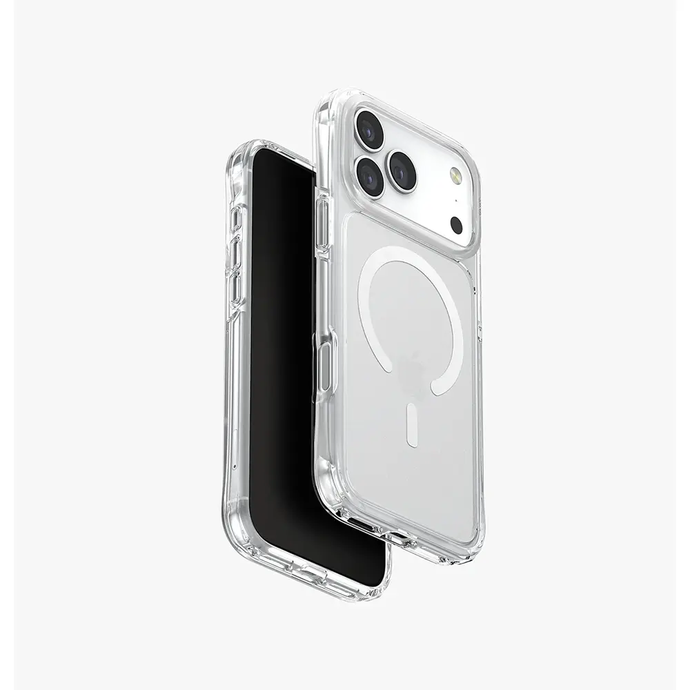 Uniq Hybrid Lifepro Xtreme Magsafe Case For Iphone 17 Pro Max - Frost Clear/white-0