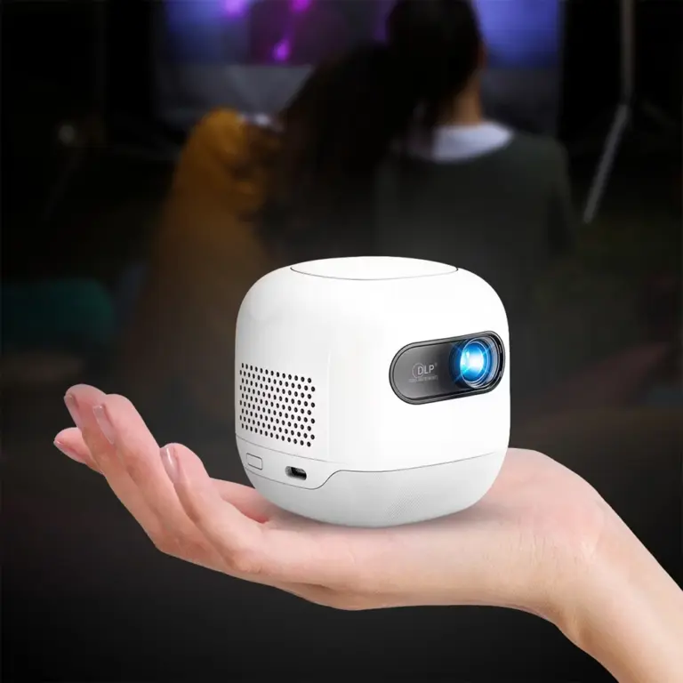 Powerology Mini Beam Portable Projector - White-0