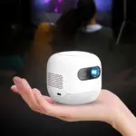 Powerology Mini Beam Portable Projector - White-0