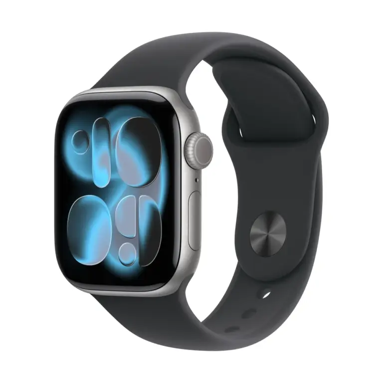 Apple Watch Series 11 GPS 46mm Space Grey Aluminium Case with Black Sport Band - M/L-0