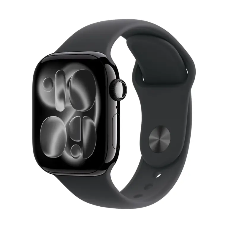 Apple Watch Series 11 GPS 46mm Jet Black Aluminium Case with Black Sport Band - M/L-0