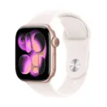 Apple Watch Series 11 GPS 42mm Rose Gold Aluminium Case with Light Blush Sport Band - S/M-0