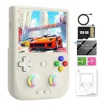 RG406V Retro Handheld Game Console 128 GB – Beige White-147687
