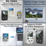 RG406V Retro Handheld Game Console 128 GB – Gray-147677