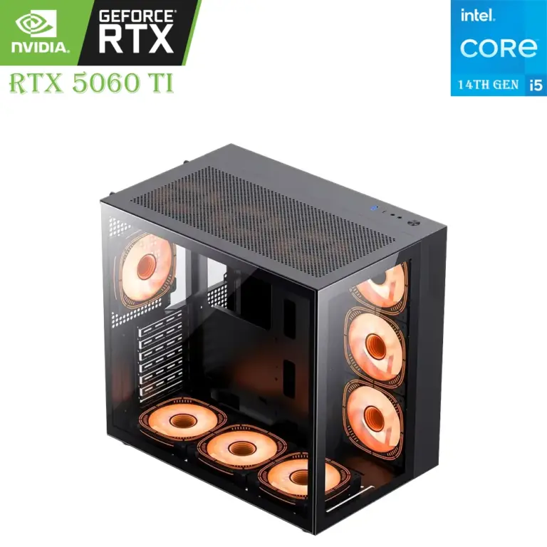 Hestart Gaming PC – Intel Core i5 14th Gen | RTX 5060 Ti 8GB | 16GB RAM | 1TB SSD-0