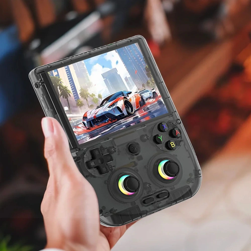 RG406V Retro Handheld Game Console 128 GB – Black Transparent-0 RG406V Retro Handheld Game Console 128 GB – Black Transparent-0