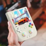 RG406V Retro Handheld Game Console 128 GB – Beige White-0