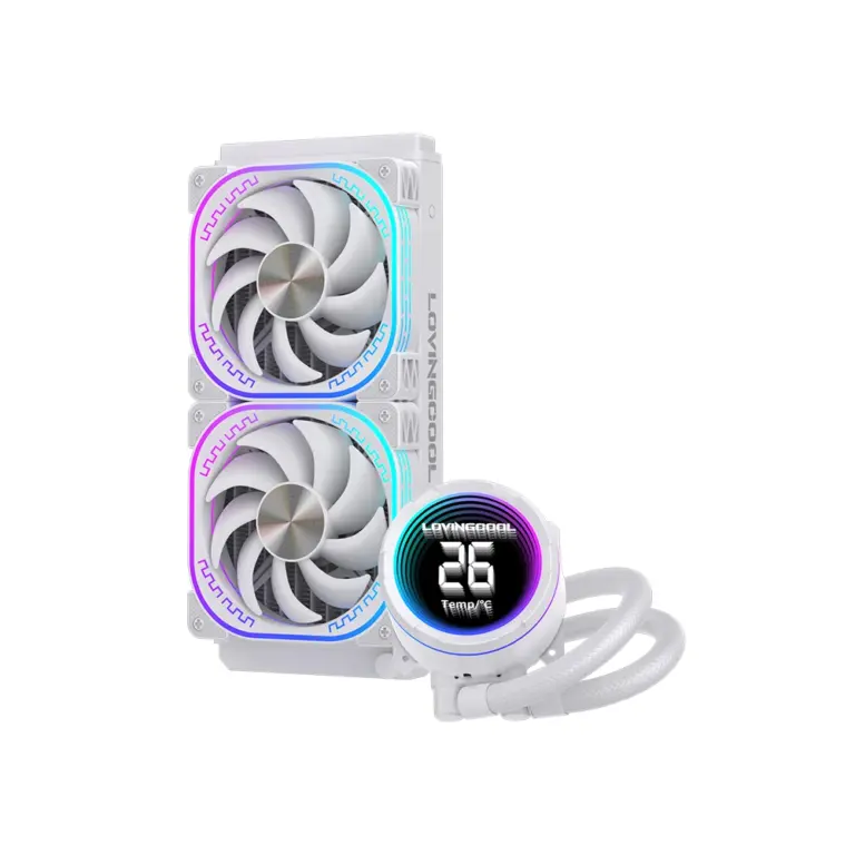 Lovingcool Radiator Yk-240 YK-02 Liquid Cooler - White-0