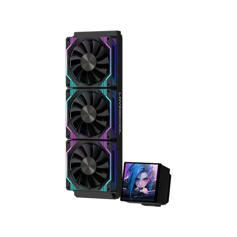 Lovingcool Magnetic Screen Dp-360-1 Liquid Cooler - Black-0