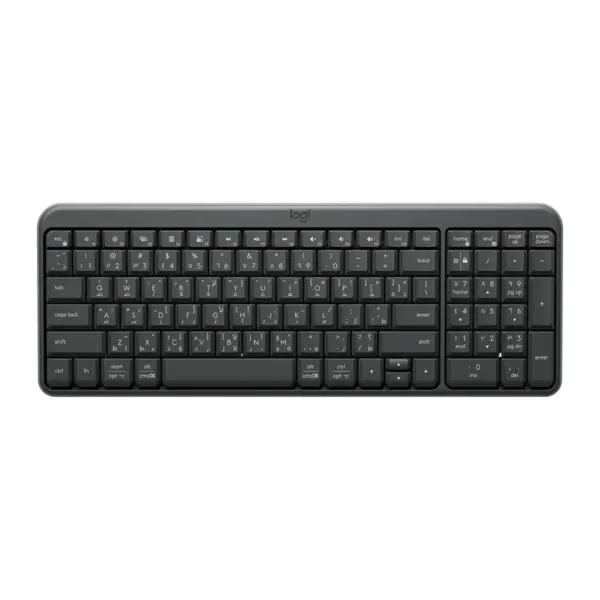 LogiTech K250 Wireless/Bluetooth Keyboard Upto 12Month Battery Life - Black-0