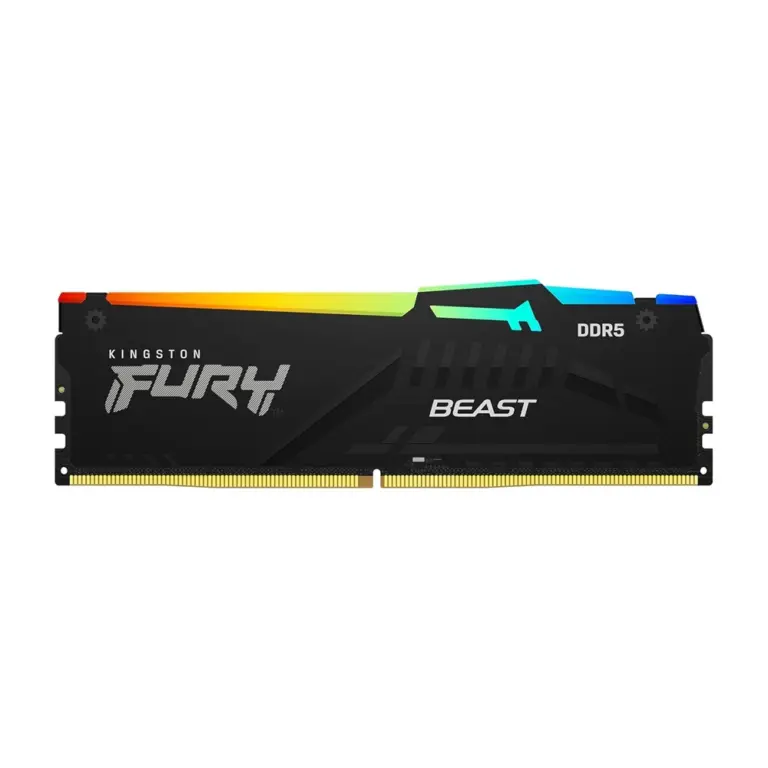 Kingston Fury Beast 16GB 6000MT/s DDR5 CL30 RGB Desktop Gaming Memory - Black-0