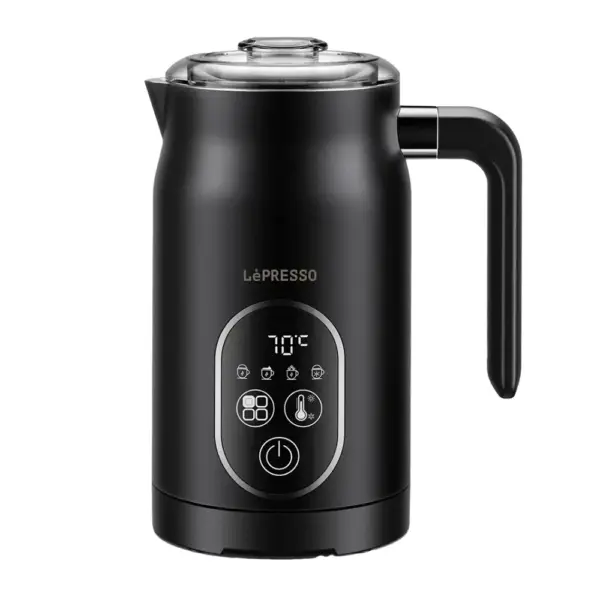 Lepresso Four Froth Milk Frother - Black-0