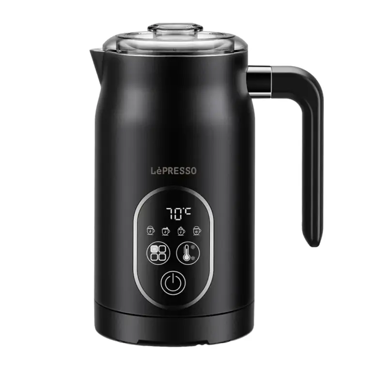 Lepresso Four Froth Milk Frother - Black-0