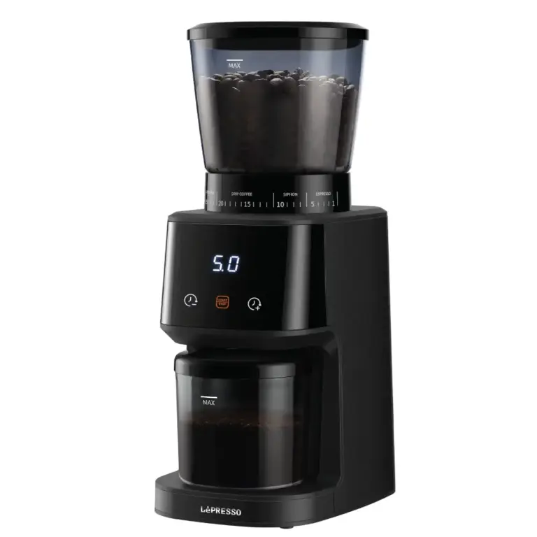 Lepresso Conical Burr Grinder - Black-0
