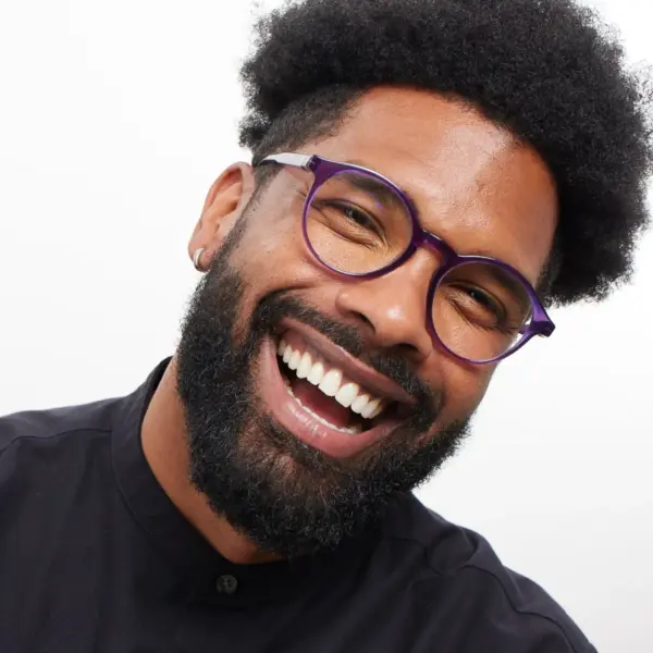 Barner Le Marais Glossy Glasses - Midnight Plum-0