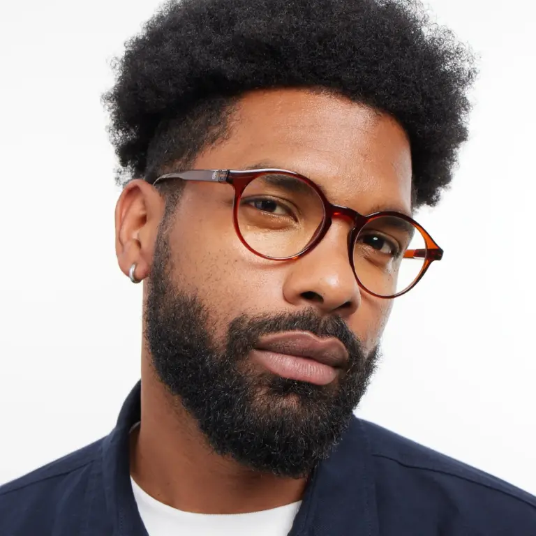 Barner Le Marais Glossy Glasses - Intense Rust-0