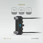 Levelo Livia Detachable Magnetic Cable Management - Black-149264