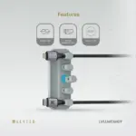 Levelo Livia Detachable Magnetic Cable Management - Grey-149272