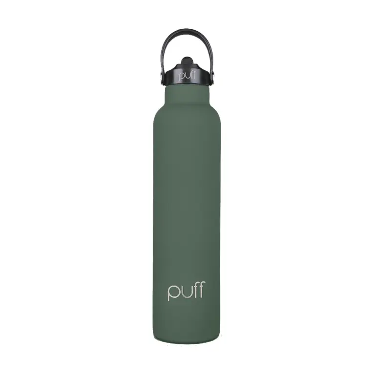 Puff Hot And Cold Water Bottle 500ml - Army Green-0