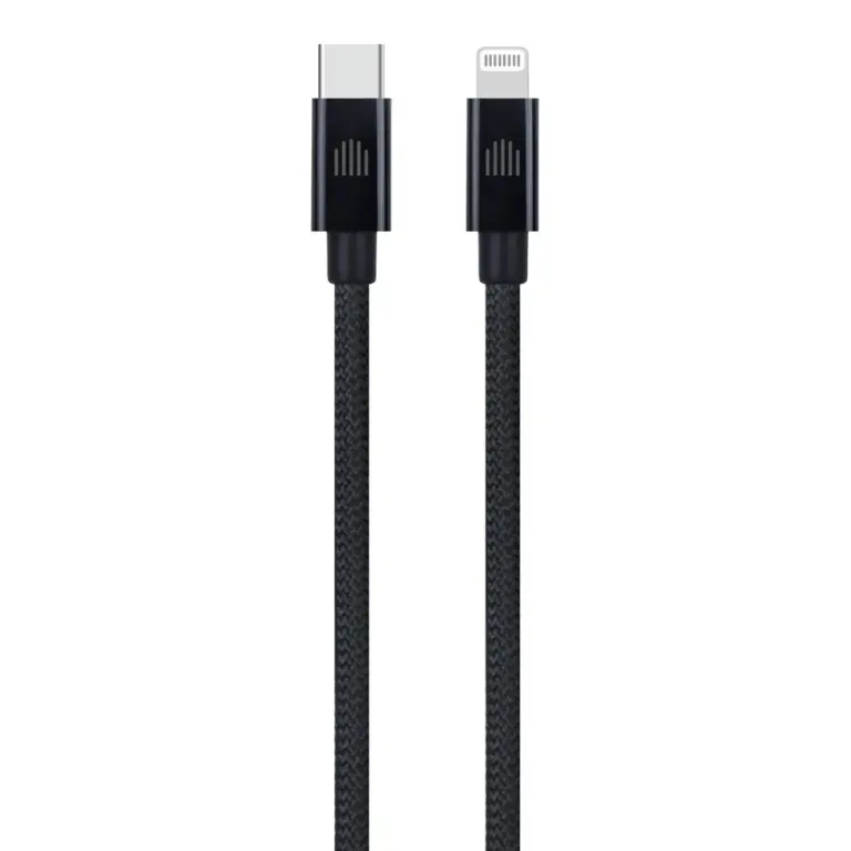 Dviced USB-C to lightning cable Charging & Data transfer 0.25m - Black-0