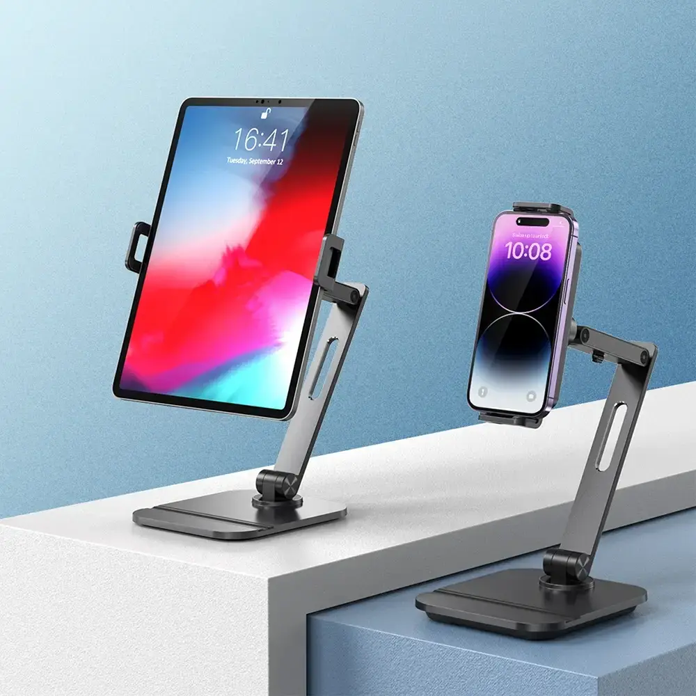 Powerology Smart-Clamp Phone & Tablet Mount - Black-0