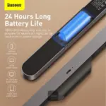 Baseus Magnetic LED Bedside Lamp Under Cabinet Lamp for Home Kitchen Room Gray - Image 7