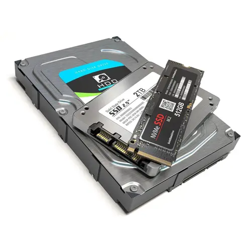Hard Drives SSDs large