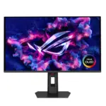 شاشة ألعاب OLED من أسوس ROG Strix XG27AQDPG مقاس 27 بوصة بدقة QHD وتردد 500Hz ومنفذ HDMI 2.1 ووقت استجابة 0.03ms - أسود