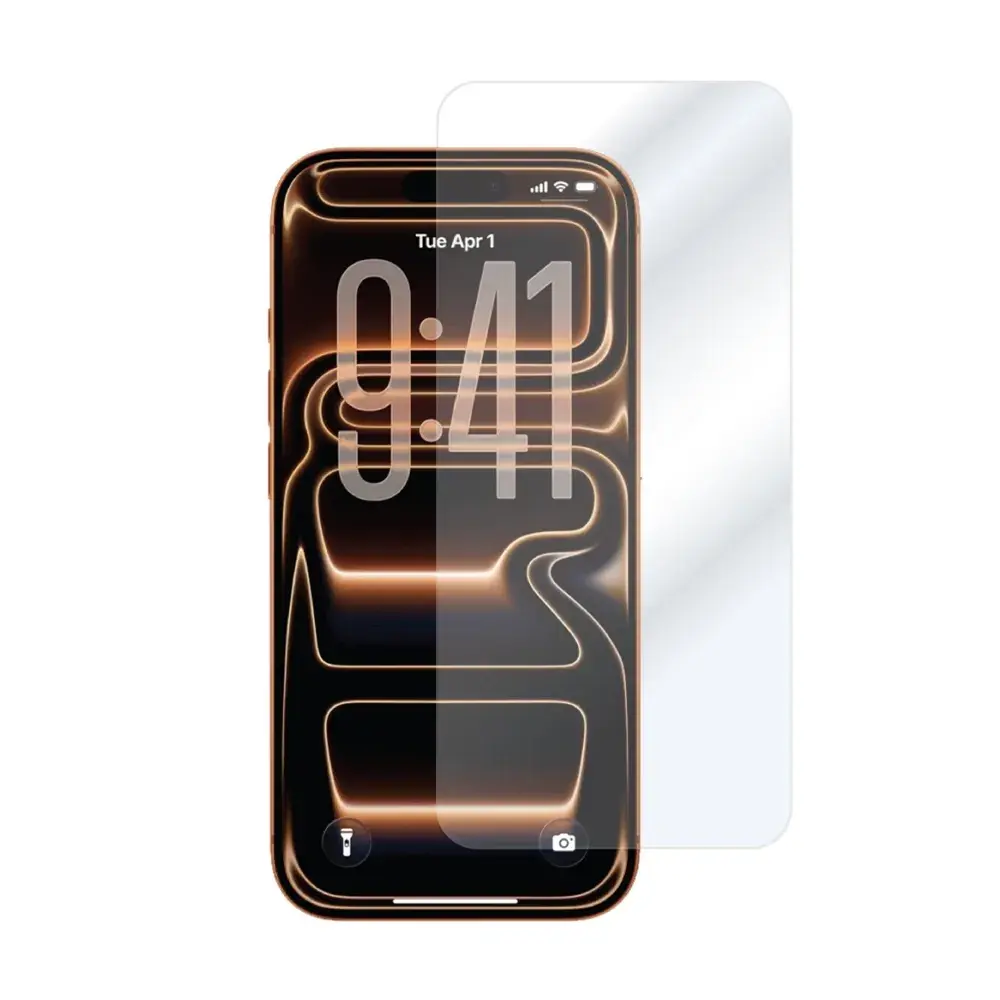 eltoro double strong cf screen protector for iphone 17 pro clear large