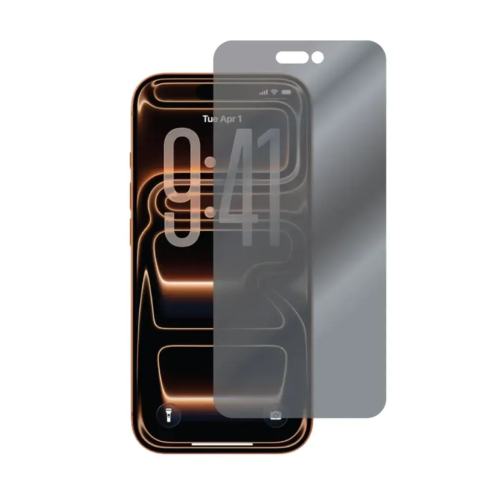 eltoro double strong cf screen protector for iphone 17 pro privacy large