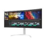 ⁦شاشة إل جي 38 بوصة 38WP85C-W QHD+ IPS 60Hz 5ms UltraWide منحنية مع HDR وUSB Type-C™⁩ - الصورة ⁦2⁩