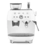 Smeg Espresso Coffee Machine With Built-in Grinder - White - Image 3