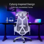 ASUS SL400C ROG Destrier Core Ergo Gaming Chair - White - Image 3