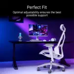 ASUS SL400C ROG Destrier Core Ergo Gaming Chair - White - Image 4