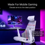 ASUS SL400C ROG Destrier Core Ergo Gaming Chair - White - Image 5