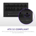 Nzxt 1200w Atx 3.1 80plus Gold Fully Modular Low Noise Power Supply - Black - Image 3