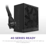 ⁦مزود طاقة إن زد إكس تي 1200W ATX 3.1 80Plus Gold معياري بالكامل منخفض الضوضاء - أسود⁩ - الصورة ⁦4⁩