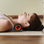 Porodo Lifestyle Tri-mode Heated Cervical Pillow Massager With Wave Heat & Vibration - Black - Image 4