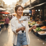 Powerology Magwave 3-axis Magnetic Smart Phone Gimbal - White