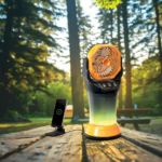 Porodo Freshpulse Portable Misting Fan - Orange & Black