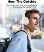 Anker Soundcore Q20i Hybrid Active Noise Cancelling Headphones - White - Image 5