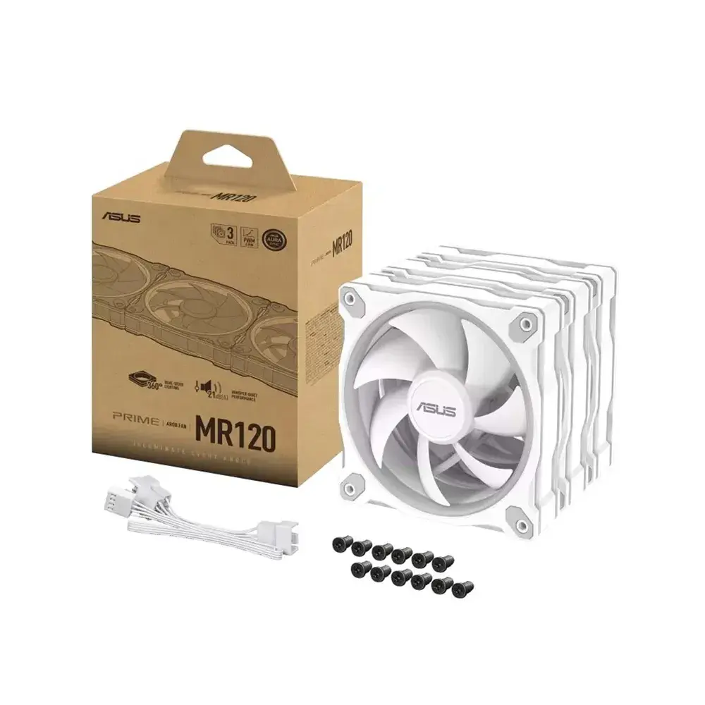 asus prime mr120 argb fans triple pack white large