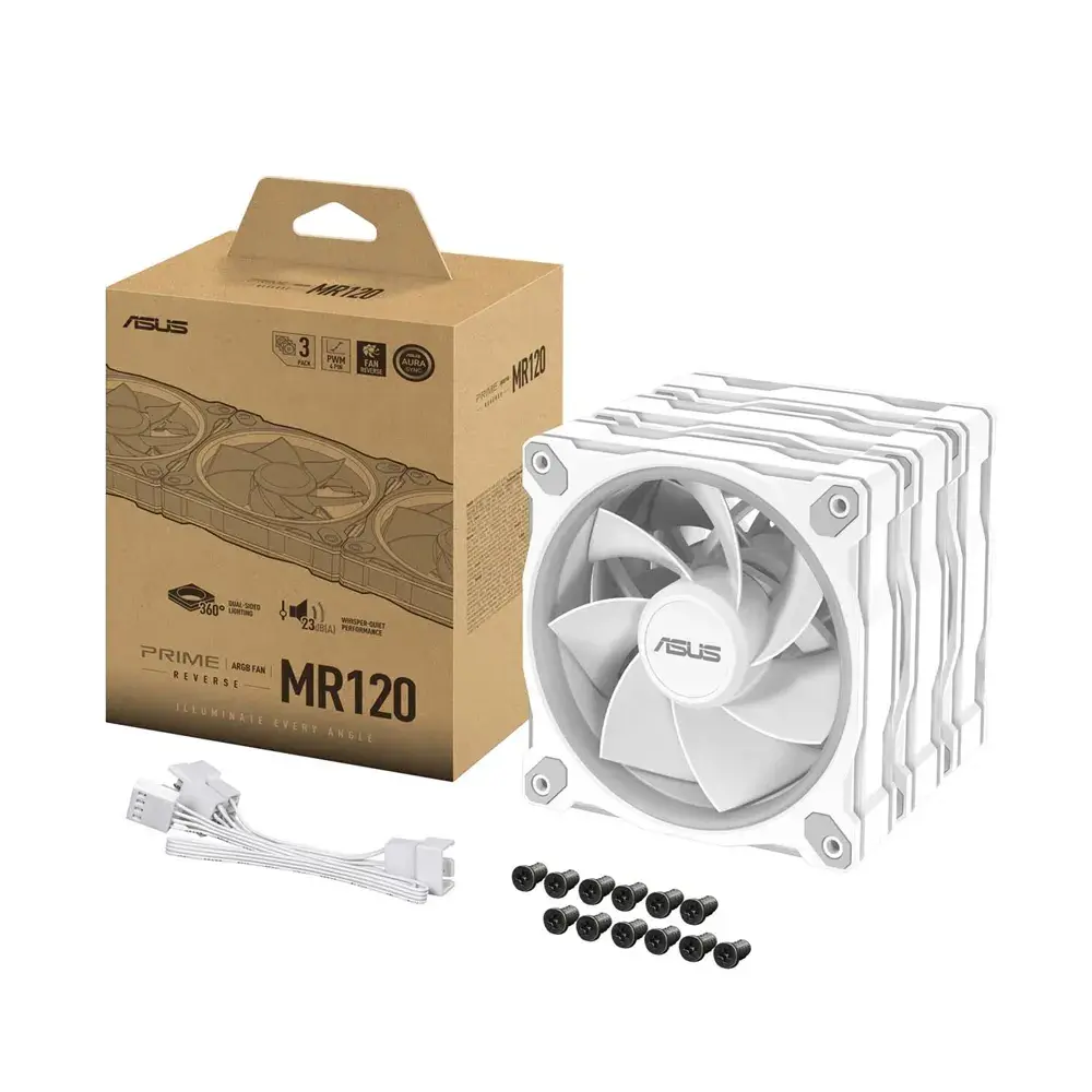 asus prime mr120 reverse argb fans triple pack white large