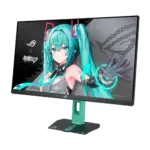 ASUS ROG STRIX XG27ACMEG-G 27 Inch 260Hz QHD HDMI 2.1 0.3ms Hatsune Miku Edition Fast IPS Gaming Monitor - Black - Image 2
