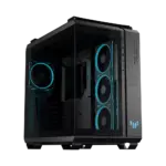 علبة ألعاب TUF GT502 Horizon ARGB بانورامية من أسوس منتصفة الحجم ATX - أسود