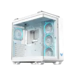 ⁦علبة أسوس TUF Gaming GT502 Horizon ARGB Panoramic ATX Mid Tower - أبيض⁩ - الصورة ⁦2⁩