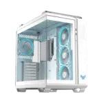 علبة أسوس TUF Gaming GT502 Horizon ARGB Panoramic ATX Mid Tower - أبيض